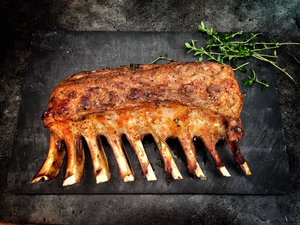 Butterflied Leg of Lamb Over Charcoal